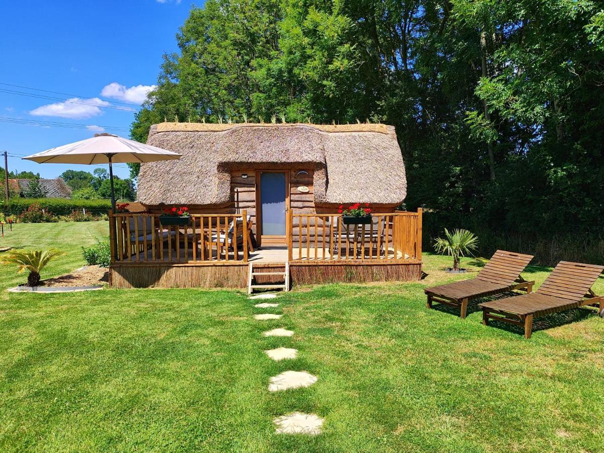 Villa Les Mini-Chaumieres Saint-Martin-Saint-Firmin Esterno foto